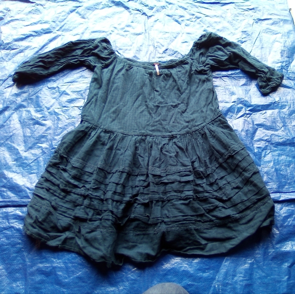 Free People Elegant Navy Blue Tunic/Dress - Picture 3 of 13